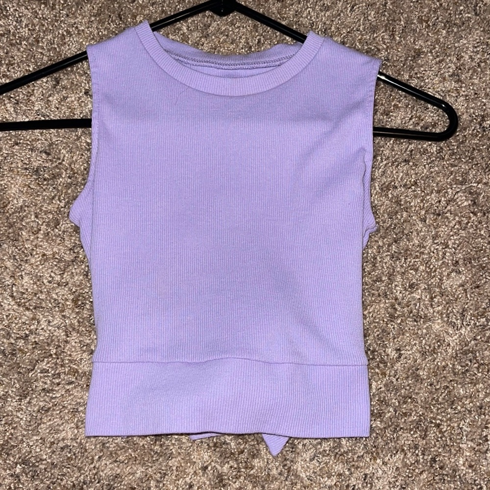 Purple tank top